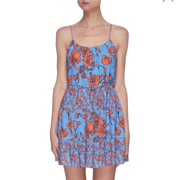 ALICE+OLIVIA Cheyla Mini Drawstring Dress SZ L - Picture 6 of 12